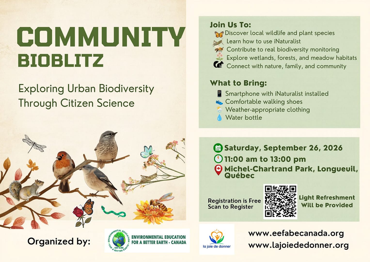 Community bioblitz biodiversity
