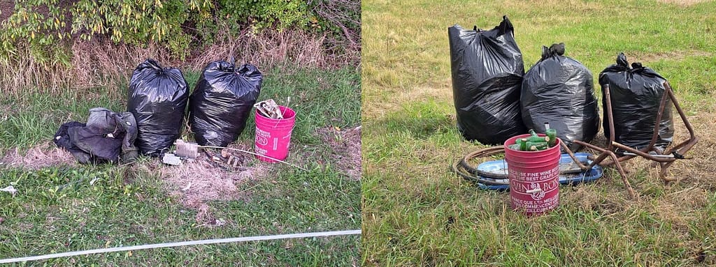 Plastic cleanup report