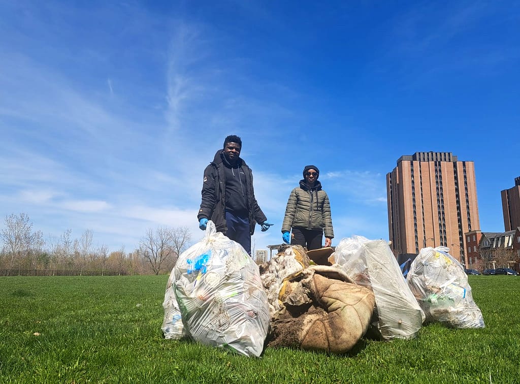Toronto Cleanup volunteers after successful environmental action