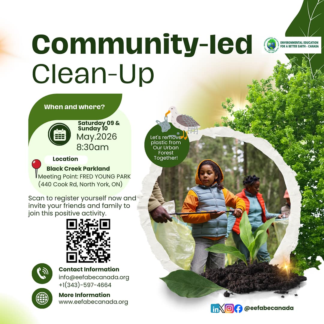 community cleanup event community cleanup at Black Creek Parkland