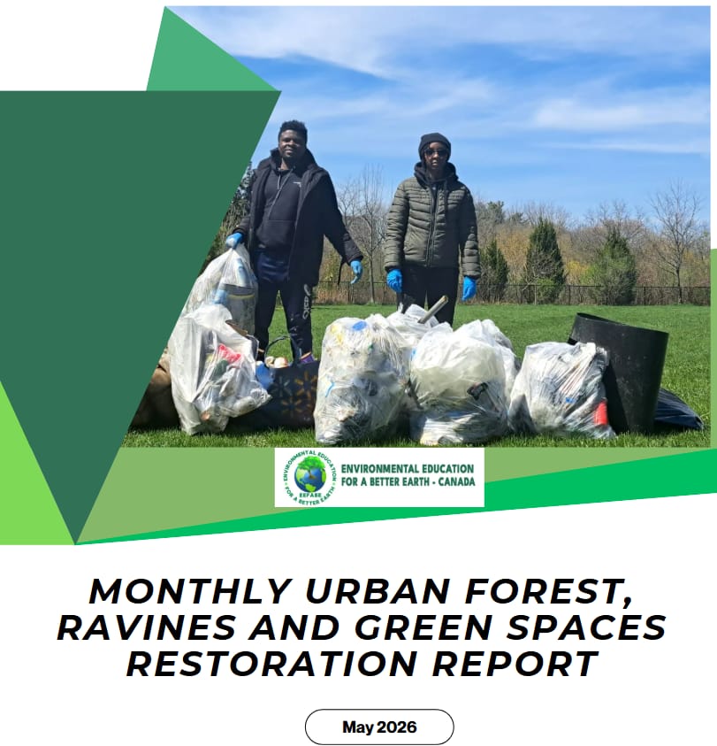 May Report: Urban Forest Restoration – 1 Tonne Plastic Removal